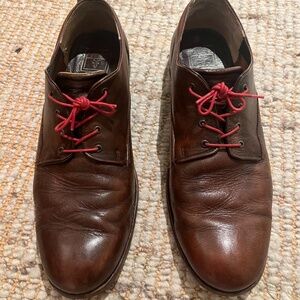 Frye "Manny" Oxford Shoes in Maple Brown Leather, Sz 12 D